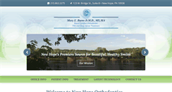 Desktop Screenshot of newhopeorthodontics.com